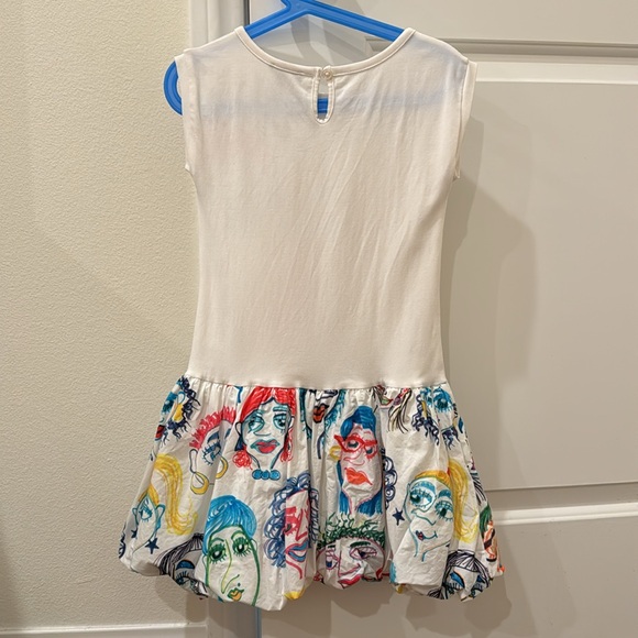 MOSCHINO GIRLS 6T DRESS WHITE - Picture 3 of 4